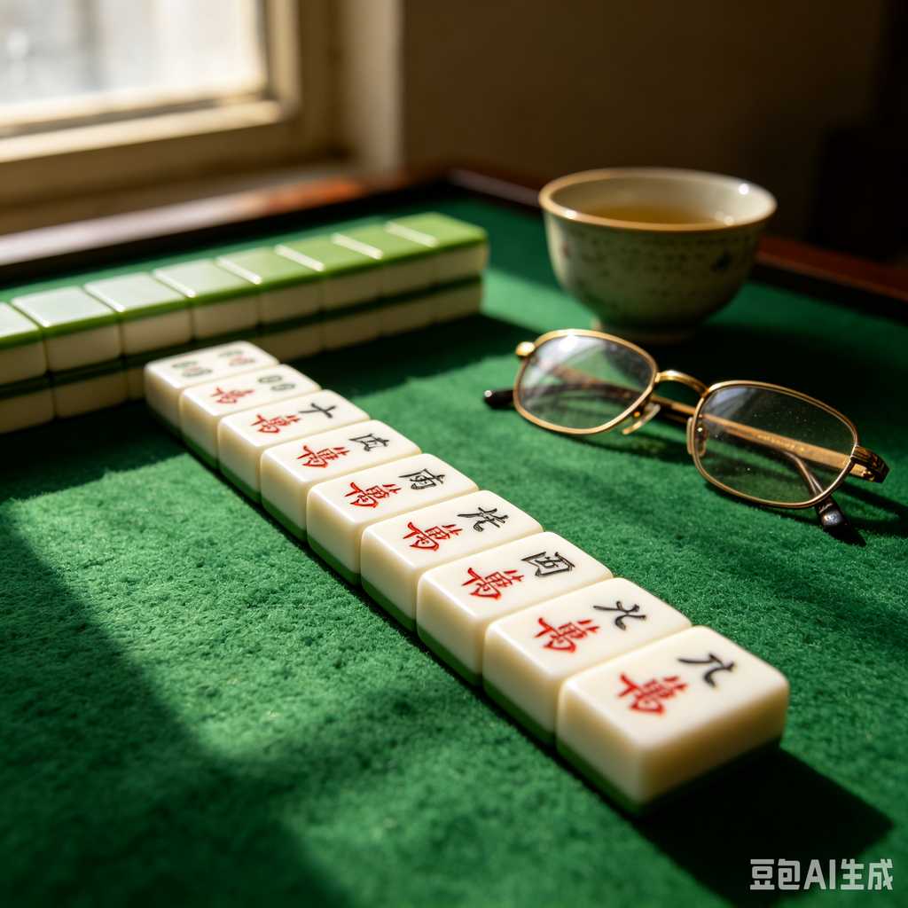 simple text mahjong tiles
